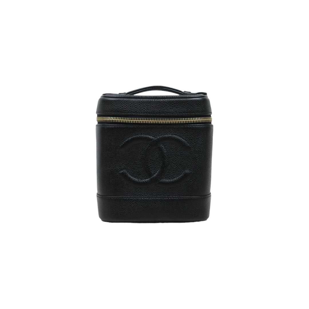 Very Good ( Rank A) ｜ CHANEL Caviar Skin Vanity Handbag  Made In 2002～2003Year ｜25112108