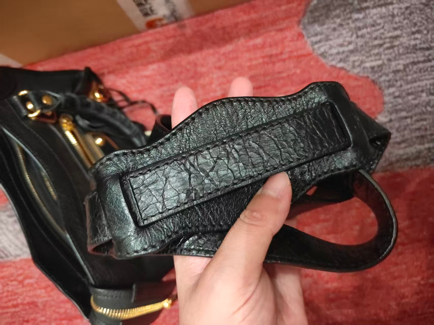 Balenciaga Le City Shoulder Bag Black