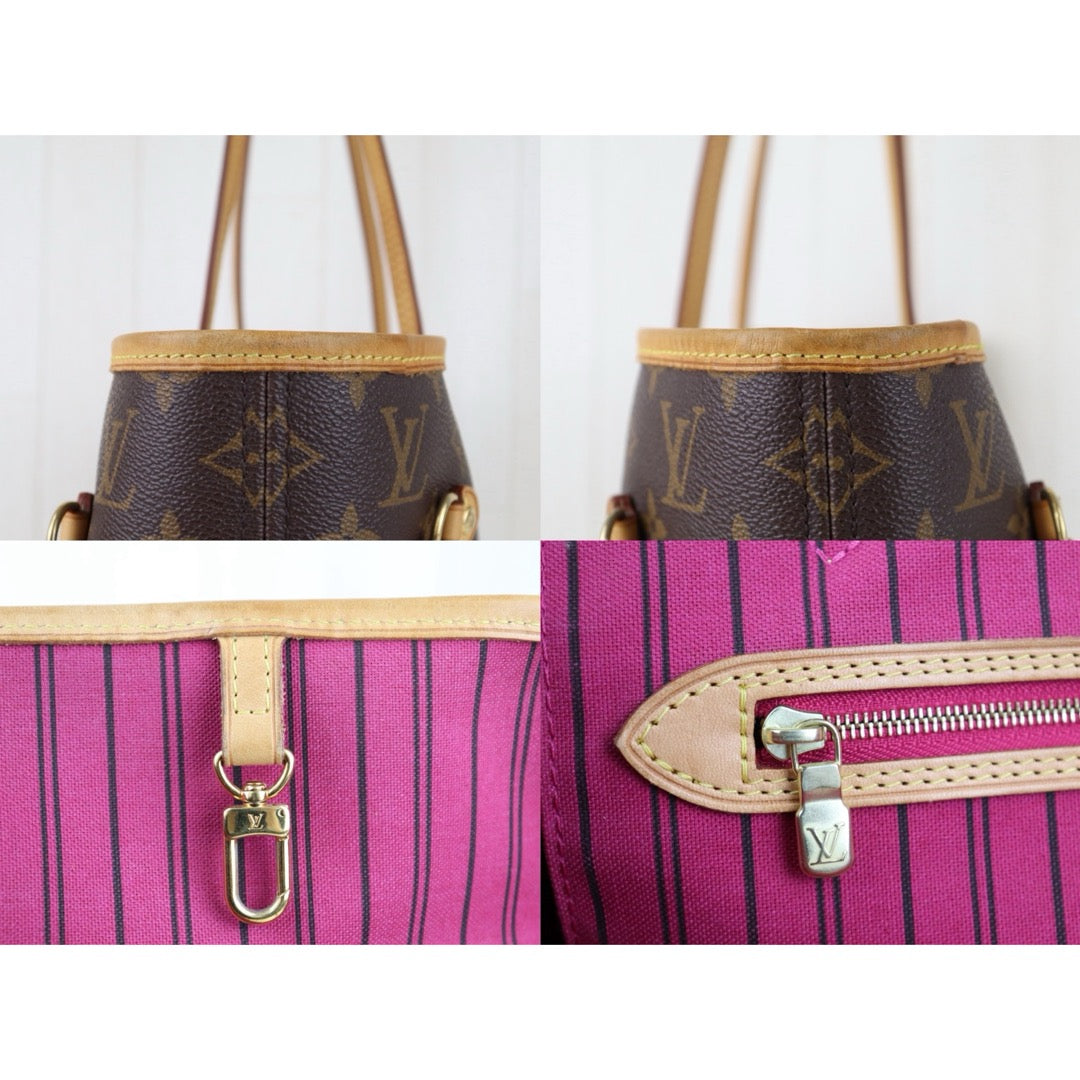 Include Entrupy Certificate of Authenticity｜Good ( Rank AB)｜Louis Vuitton Monogram Neverful MM ShoulderBag With Pouch｜S26053005