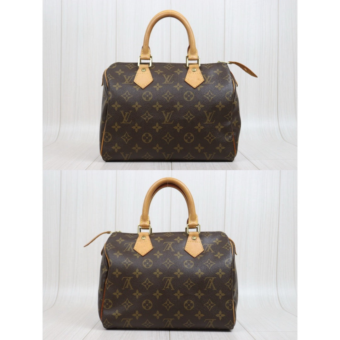 Include Entrupy Certificate of Authenticity｜Good ( Rank AB)｜ Louis Vuitton Monogram Speedy 25 Hand Bag ｜26042803