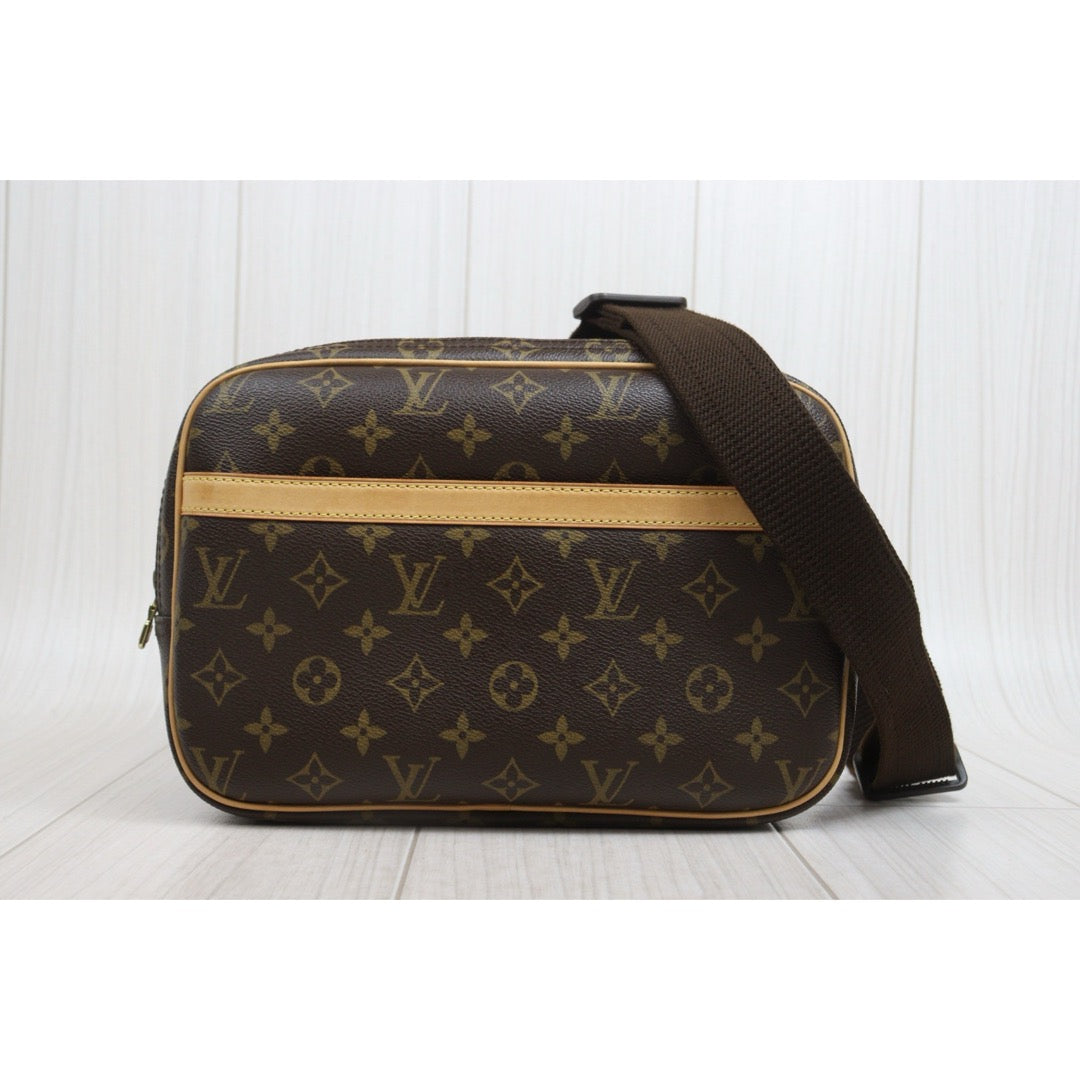 Include Entrupy Certificate of Authenticity｜Very Good ( Rank A) ｜ Louis Vuitton Monogram Reporter PM Shoulder Strap｜26082803