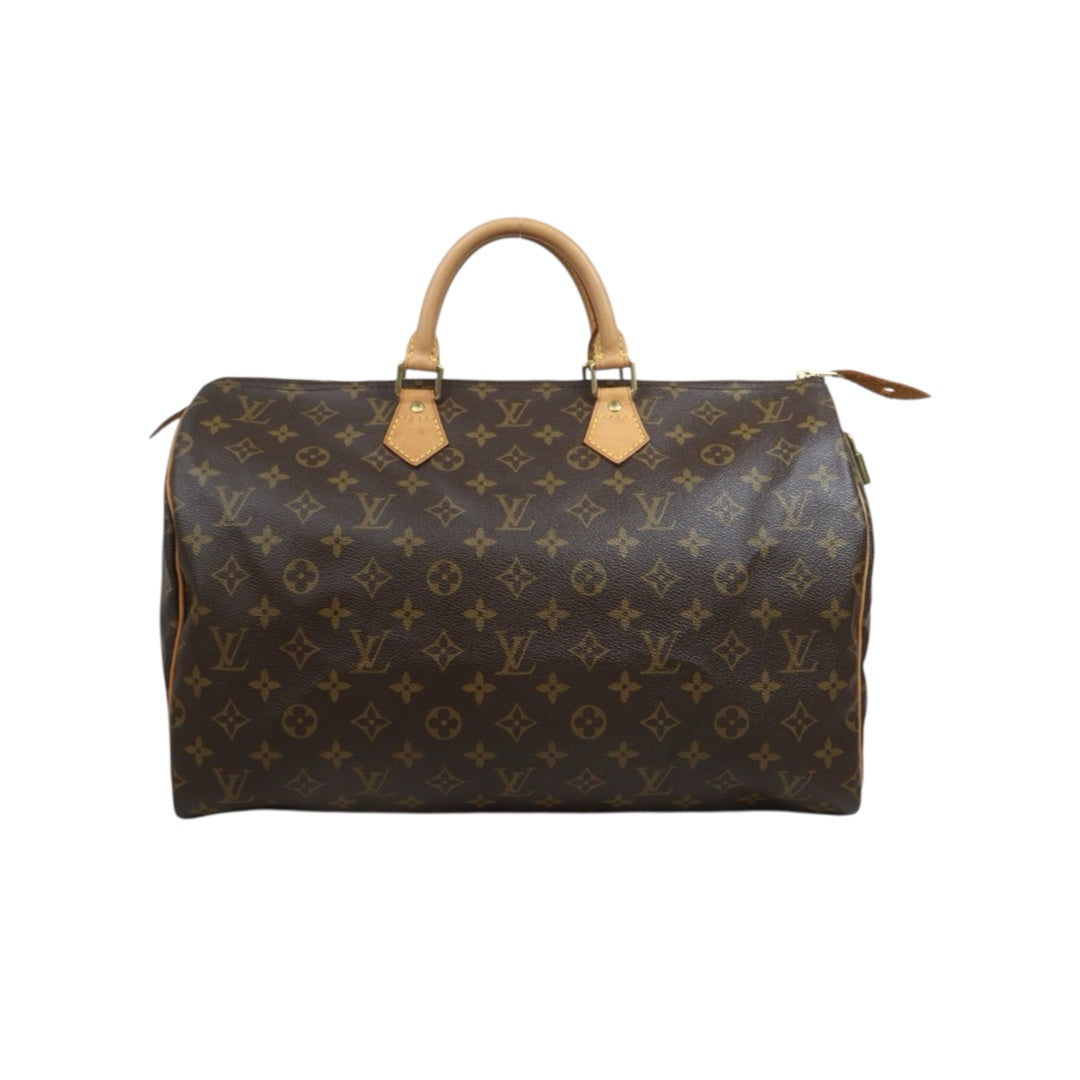 Include Entrupy Certificate of Authenticity｜Good ( Rank AB) ｜ Louis Vuitton Monogram Speedy 40 Hand Bag ｜26082002