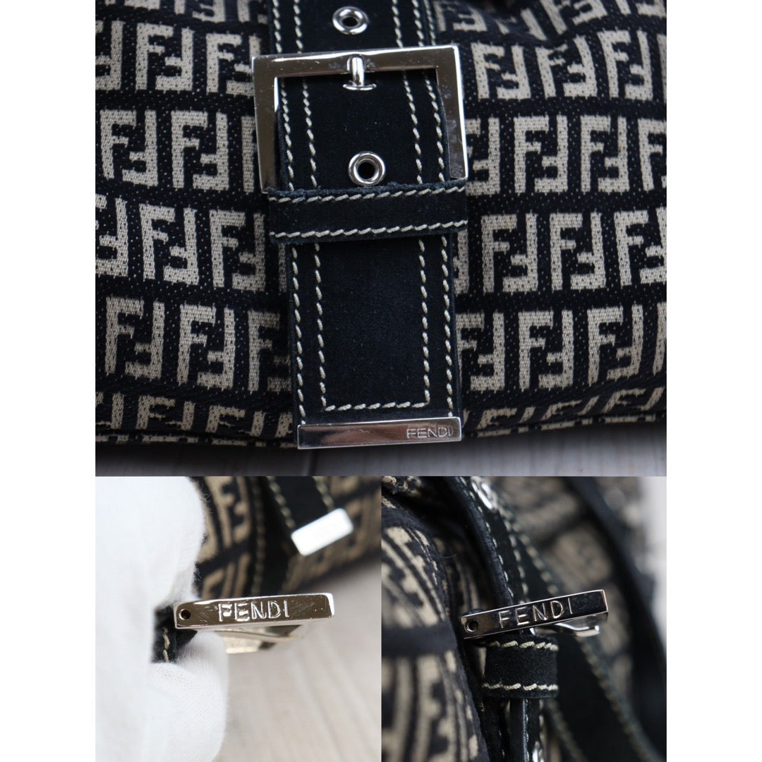 Rank AB ｜ FENDI Zucca Mamma Shoulder Bag ｜Q24022223