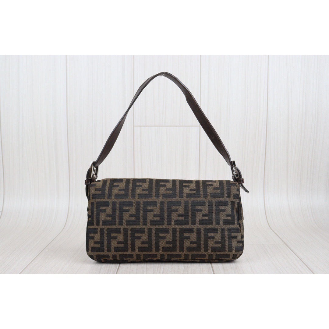 Rank AB｜ FENDI Zucca Mamma Baguette Shoulder Bag ｜23101314