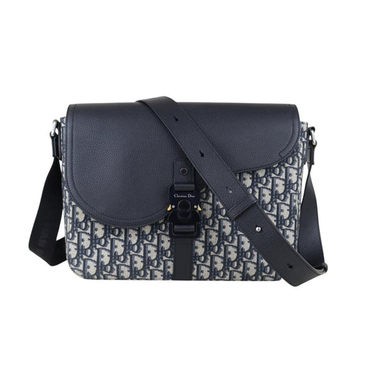 Very Good ( Rank A)｜   Dior Trotter Obilque Jacquard Saddle Shoulder Bag ｜S25090101