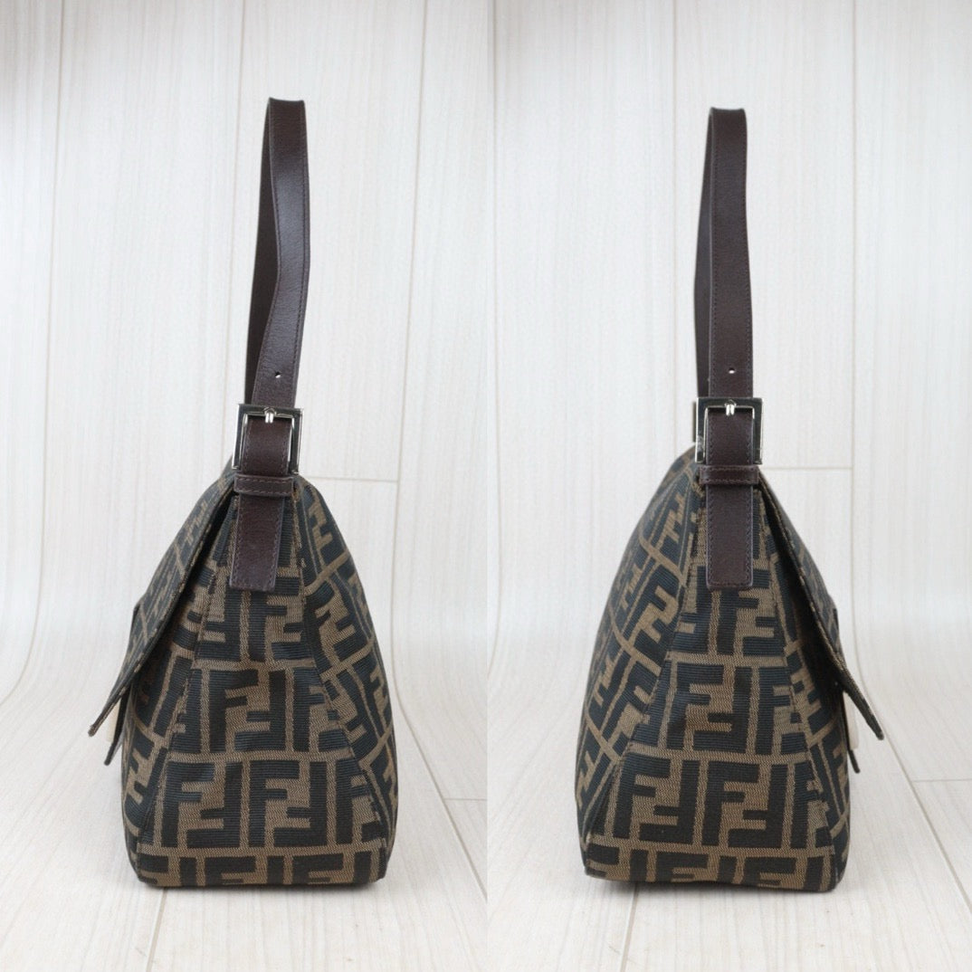 Good ( Rank AB)｜ FENDI Zucca Mamma Baguette Shoulder Bag ｜V24080812