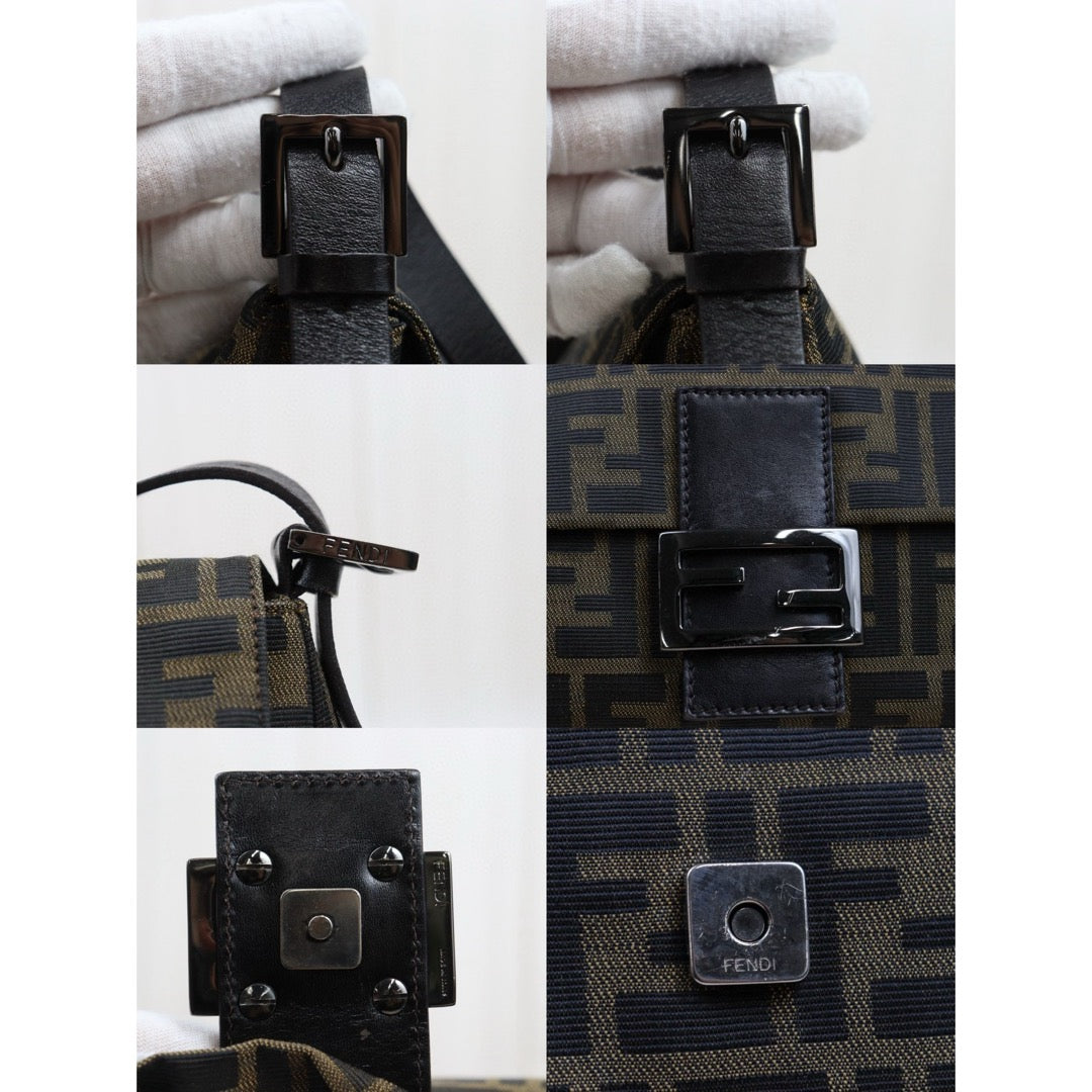 Good ( Rank AB)｜ FENDI Zucca Mamma Baguette Shoulder Bag ｜25042401