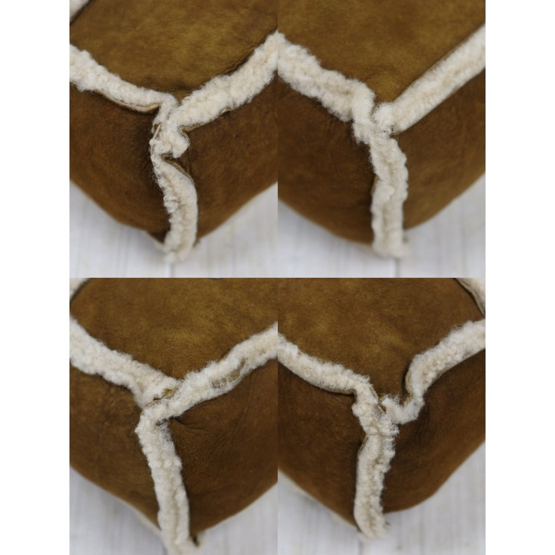 Good ( Rank AB)｜ CHANEL Suede Teddy Wool Shoulder Bag Brown Made In 2000-2002Year｜25082705