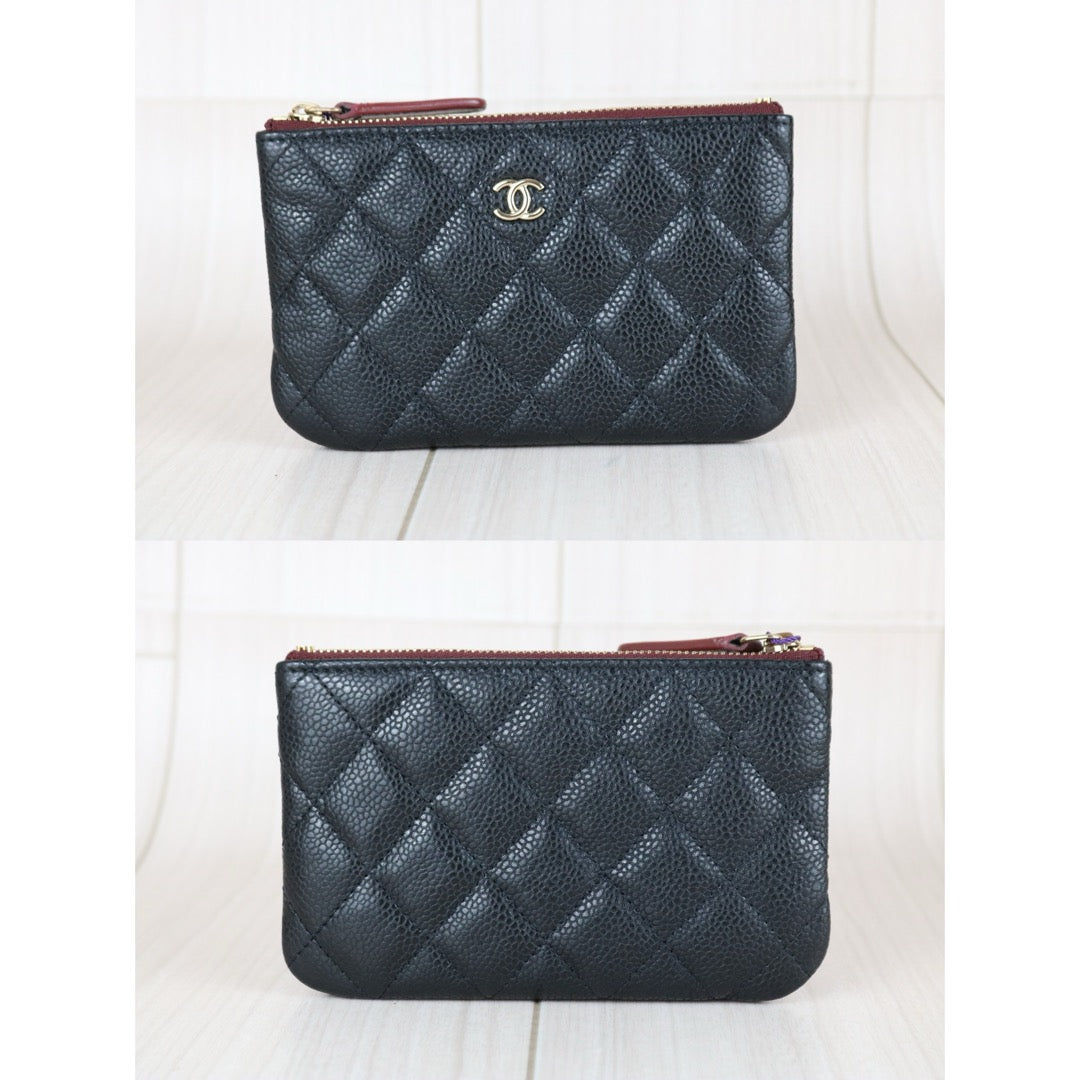 Excellent（Rank SA）｜CHANEL Caviar Skin Calf Leather Card Holder Black ｜X25082804