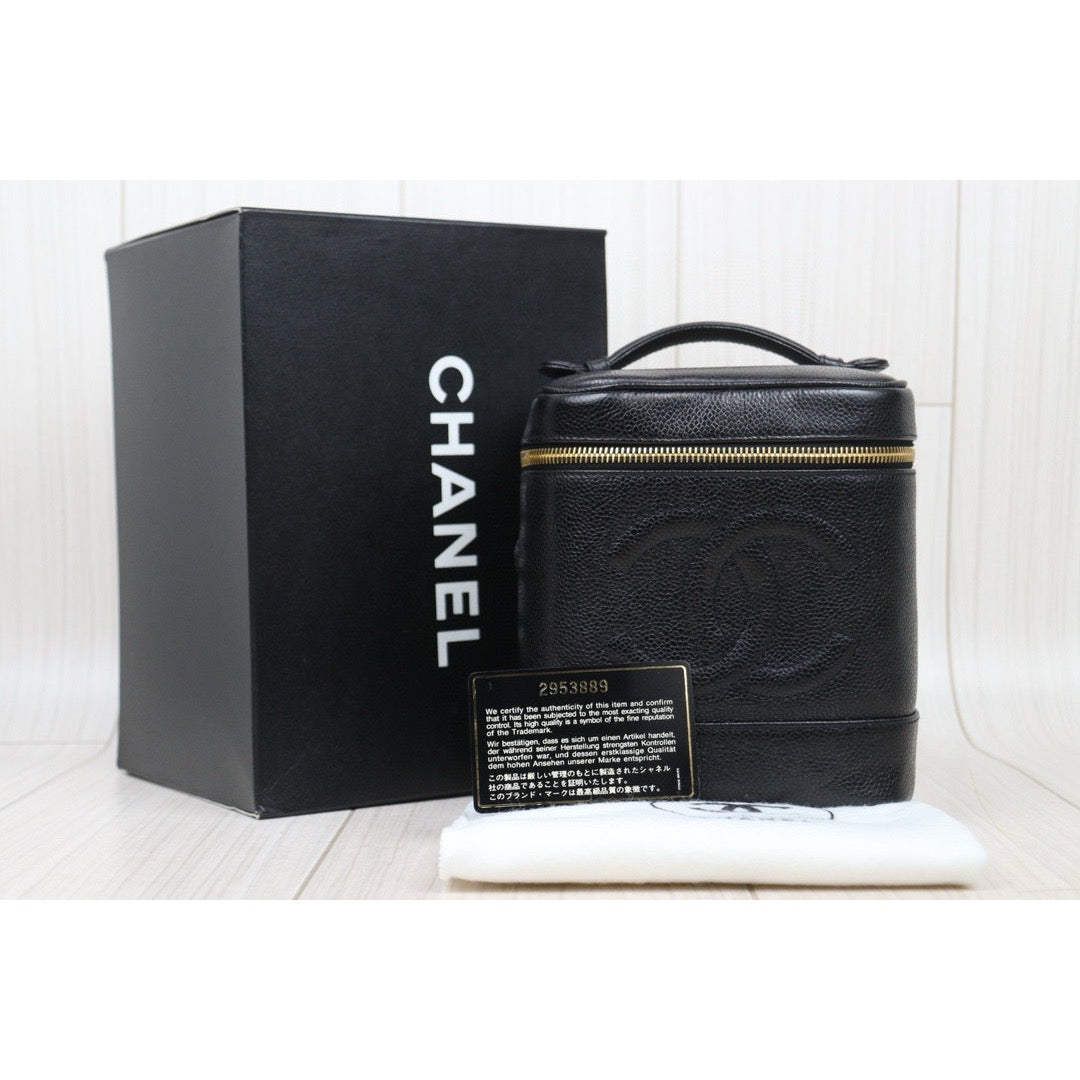 Good ( Rank AB)｜ CHANEL Caviar Skin Vanity Handbag  Made In 1991～1994Year ｜24112807