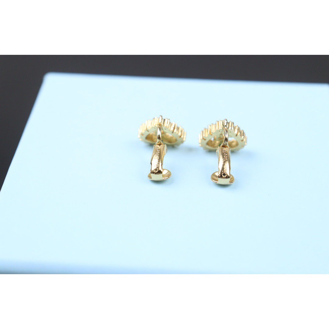 Rank A ｜ Dior CD Earring Gold Plated｜24072510