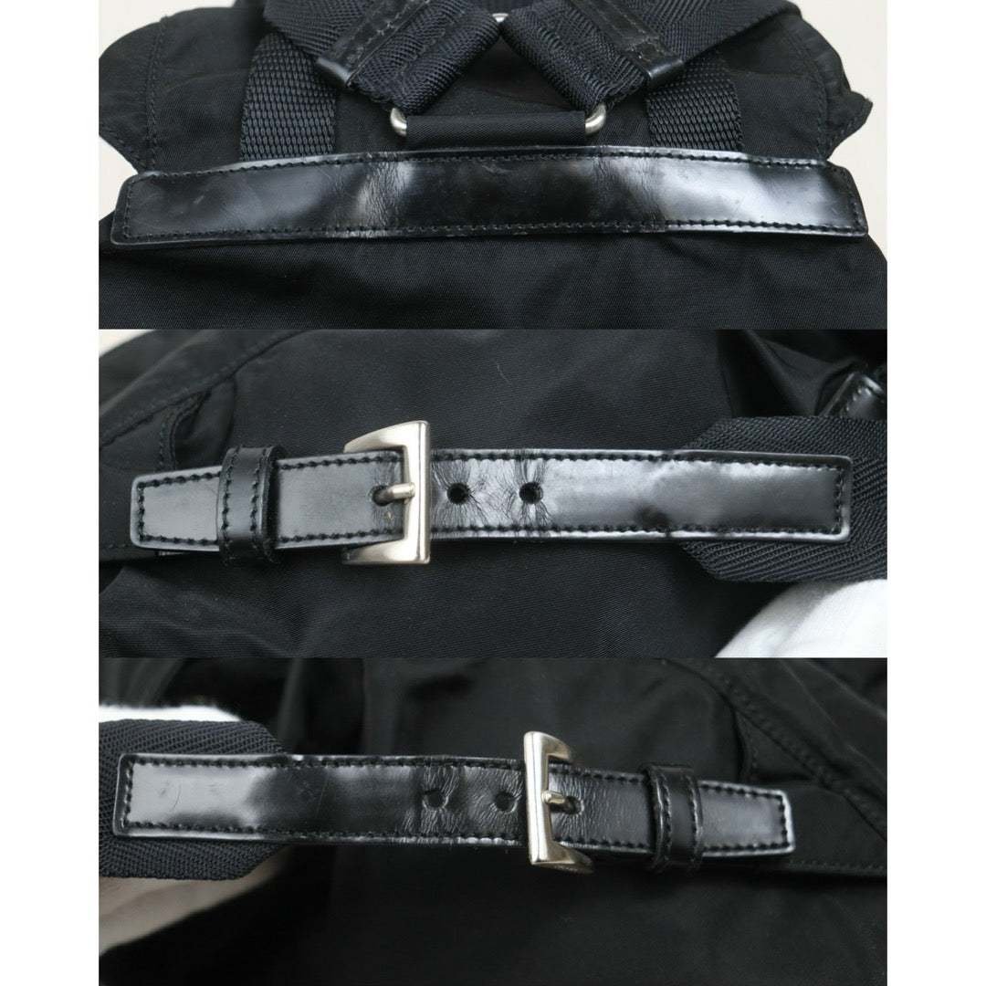 Include Entrupy Certificate of Authenticity｜Good ( Rank AB) ｜Prada  Nylon Black Backpack Small｜26070202