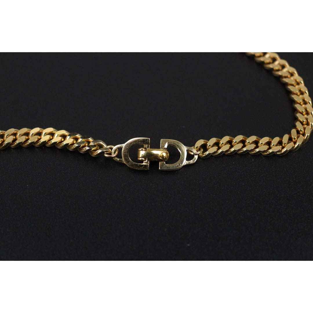 Include Authentic Detective Certificate of Authenticity｜Very Good ( Rank A) ｜ Dior  CD Long Necklace ｜Y26040709