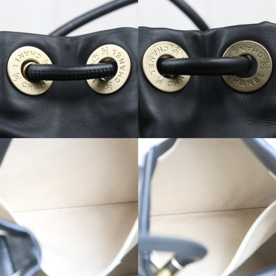 Very Good ( Rank A) ｜ CHANEL Camellia Lamb Skin ToteBag GM Made In 2002～2003Year ｜25112805