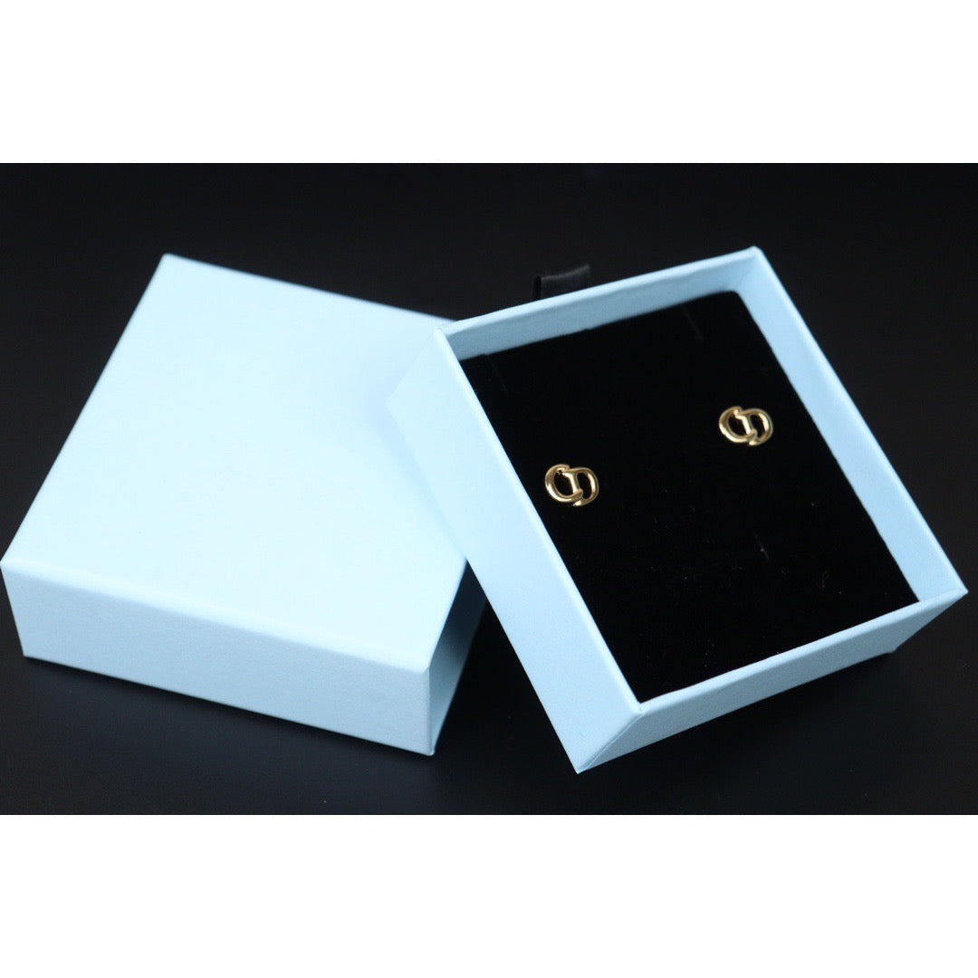 Rank A ｜ Dior CD Earring Gold Plated｜24061331