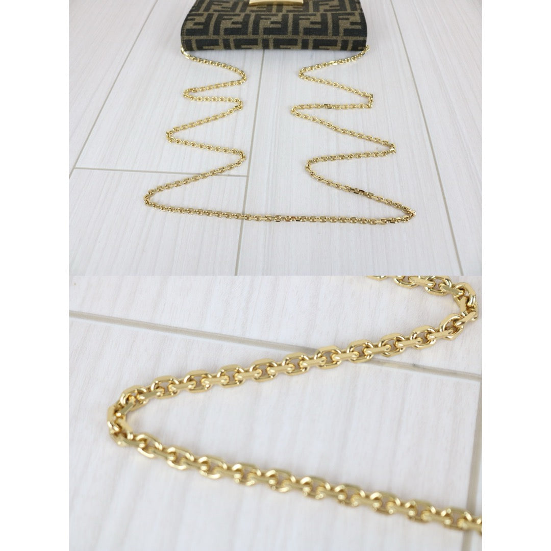 Very Good ( Rank A)｜FENDI  Zucca Mamma Continental With Chain｜S25081801