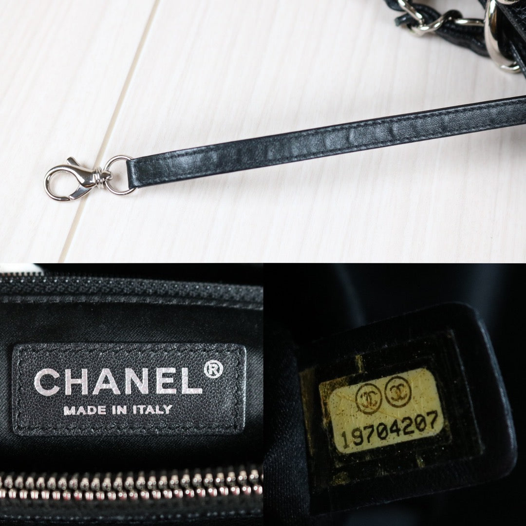 Rank A ｜ CHANEL Matrasse GST Chain Tote Bag Caviar Skin Black  Made In 2014 Year｜S24042501