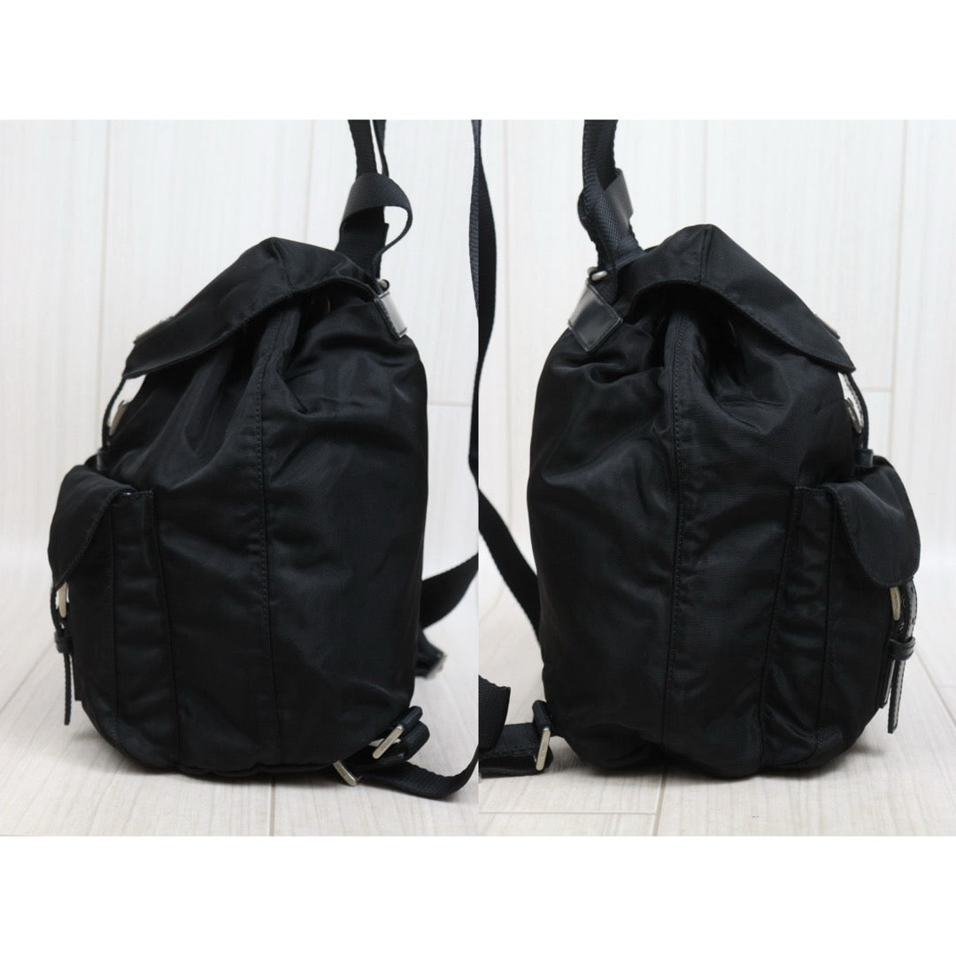 Include Entrupy Certificate of Authenticity｜Good ( Rank AB)｜Prada Nylon Backpack Small  Black｜26042105