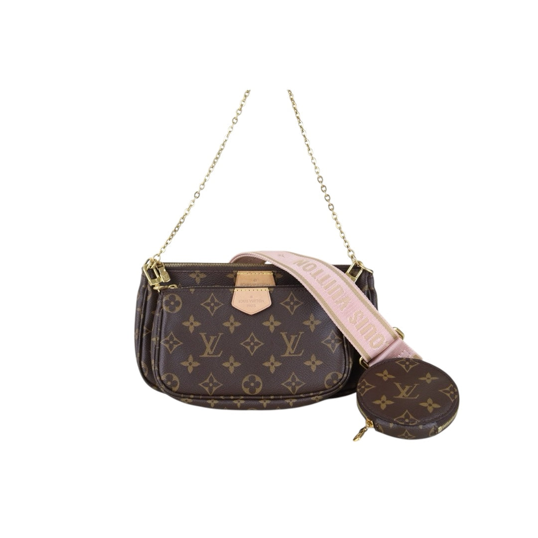 Include Entrupy Certificate of Authenticity｜Very Good ( Rank A)｜Louis Vuitton Monogram Multiti Pochette Accessoire  IC Chips Model ｜S26030811