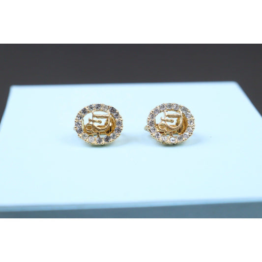 Rank A ｜ Dior CD Earring Gold Plated｜24072511