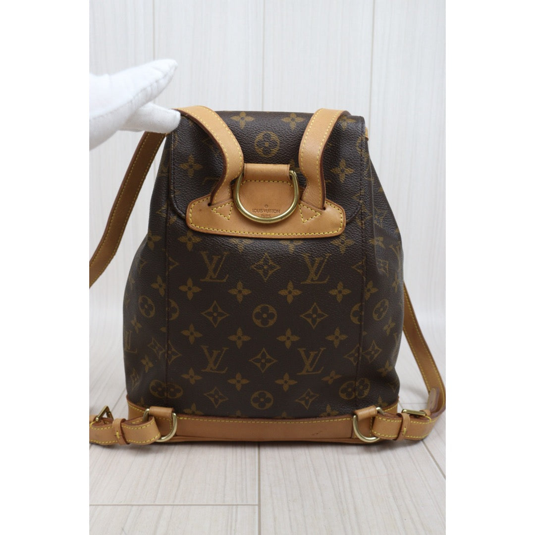 Include Entrupy Certificate of Authenticity｜Fair ( Rank B)｜ Louis Vuitton Monogram Montsouris MM Backpack｜25121904