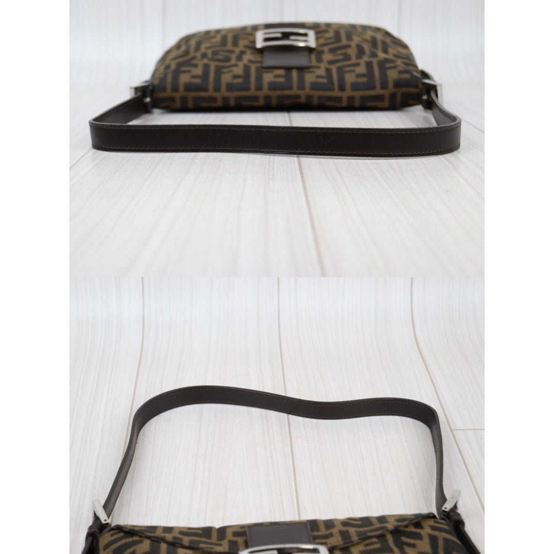 Rank A｜ FENDI Zucca Mamma Shoulder Bag ｜Q24030505