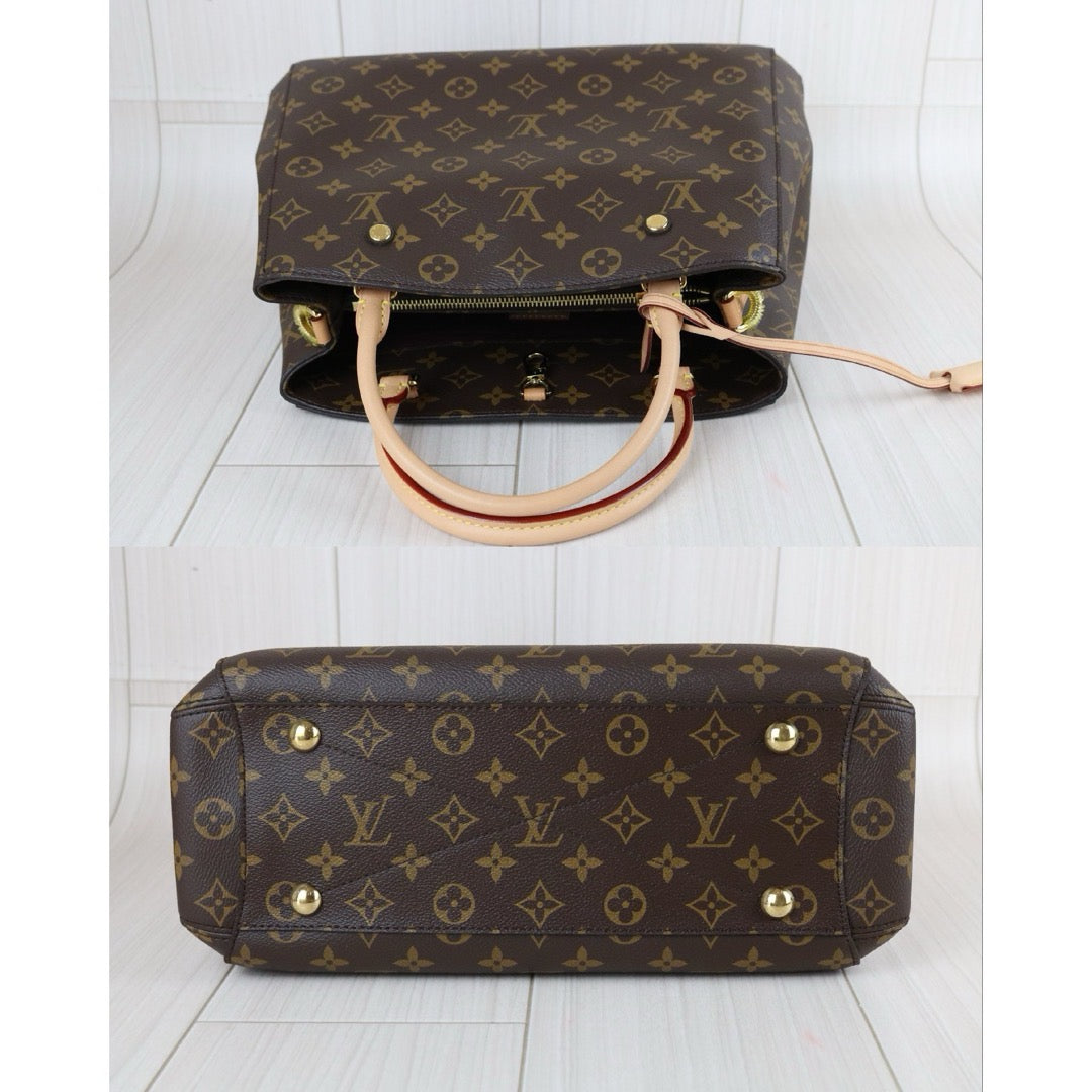 Include Entrupy Certificate of Authenticity｜Excellent（Rank SA）｜LV Monogram Montaigne MM Hand Bag Shoulder Bag｜S26080501