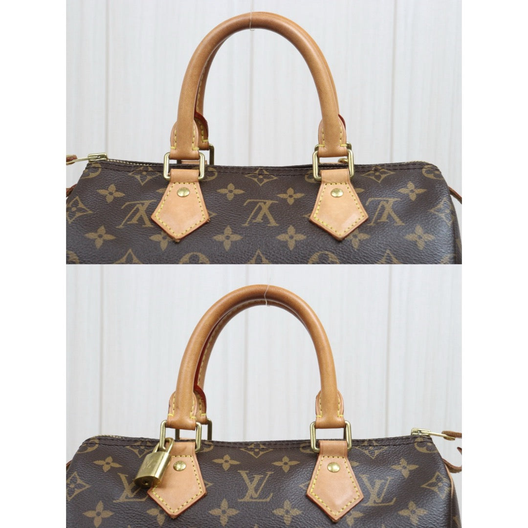 Include Entrupy Certificate of Authenticity｜Good ( Rank AB)｜ Louis Vuitton Monogram Speedy 25 Hand Bag IC Chips Model｜26042812