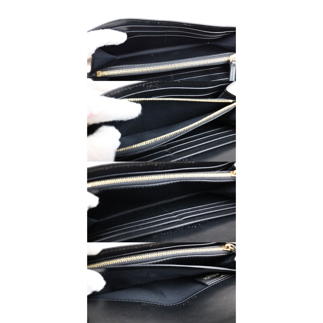 Include Entrupy Certificate of Authenticity｜Excellent（Rank SA）｜ FENDI Calf Leather WOC Chain Bag Black｜Z26092301