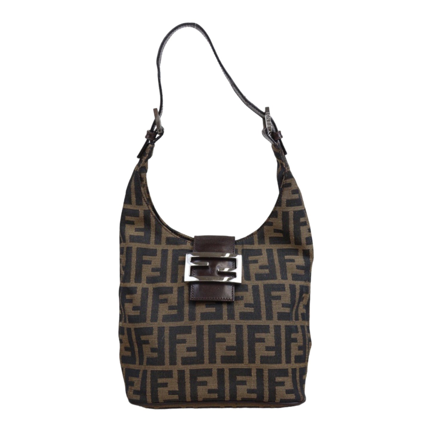 Rank A｜ FENDI Zucca Mamma Shoulder Bag ｜23113001