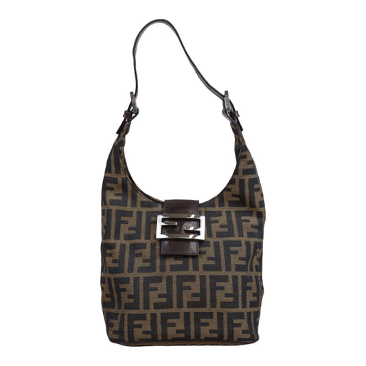Rank A｜ FENDI Zucca Mamma Shoulder Bag ｜23113001