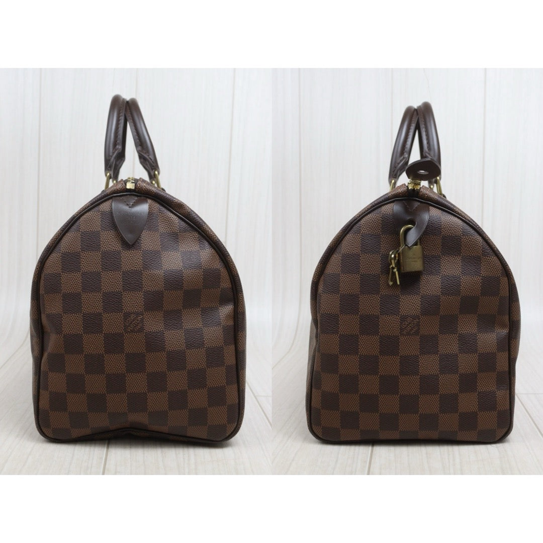 Include Entrupy Certificate of Authenticity｜Very Good ( Rank A) ｜ Louis Vuitton Damier Speedy 30 Hand Bag ｜S26080612