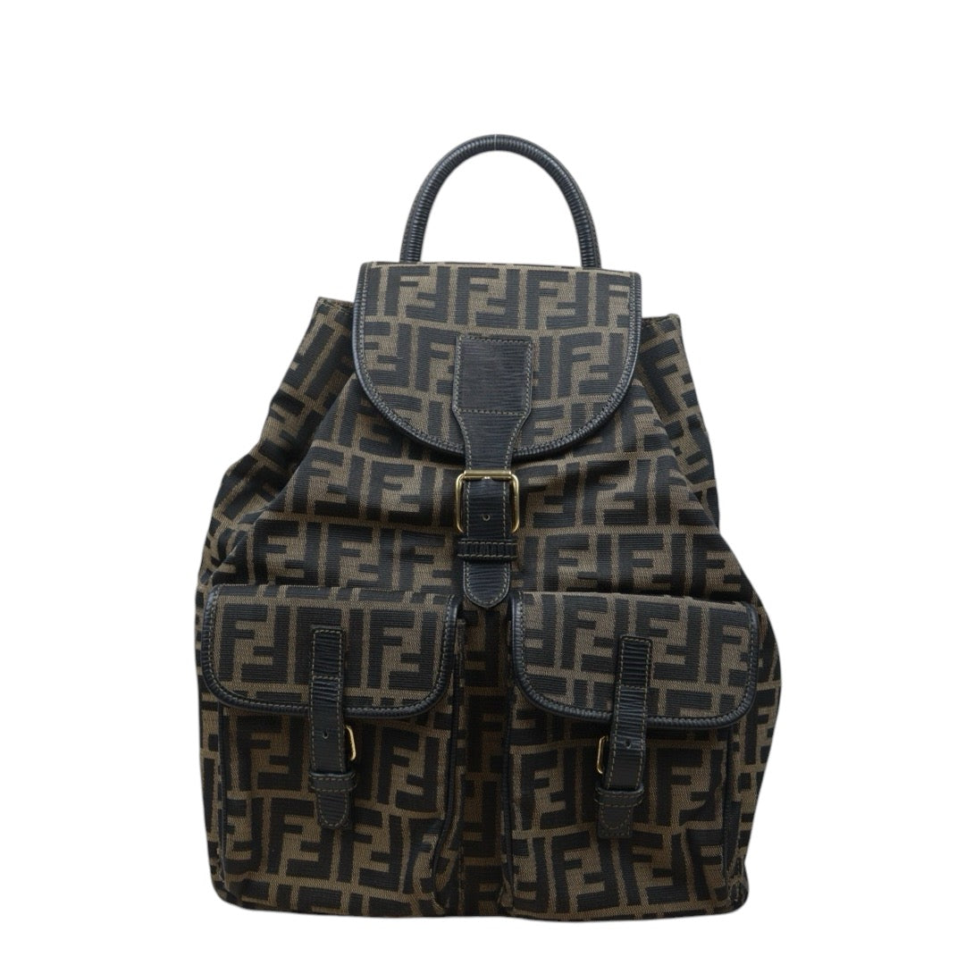 Very Good ( Rank A) ｜ FENDI Zucca Backpack ｜24102215