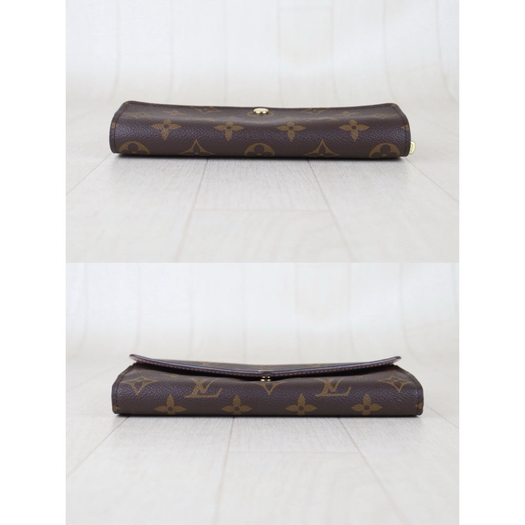 Include Entrupy Certificate of Authenticity｜Good ( Rank AB)｜ Louis Vuitton Monogram Emilie Long Wallet ｜S26072514