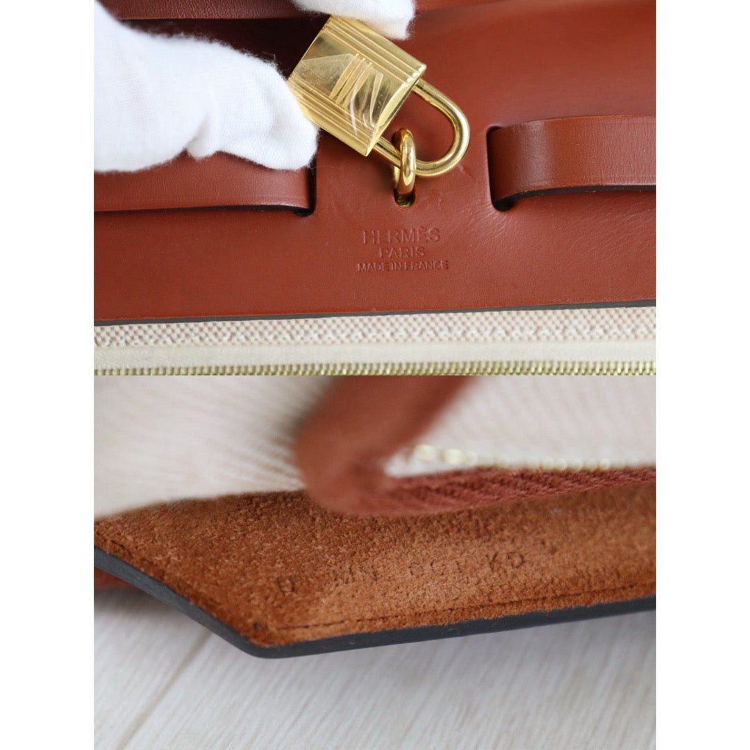 Include Entrupy Certificate of Authenticity｜Very Good ( Rank A)｜ HERMES Herbag Zip 31  Shoulder Bag U Stamp Made In 2022Year｜S26040102