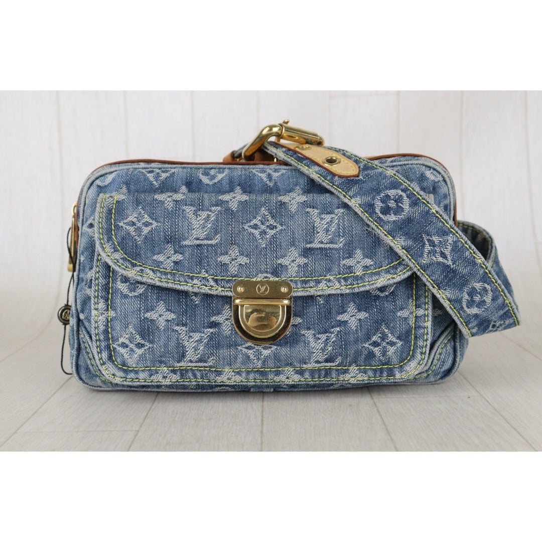 Include Entrupy Certificate of Authenticity｜Good ( Rank AB)｜Louis Vuitton Monogram  Denim Bum Bag  ｜S26090746
