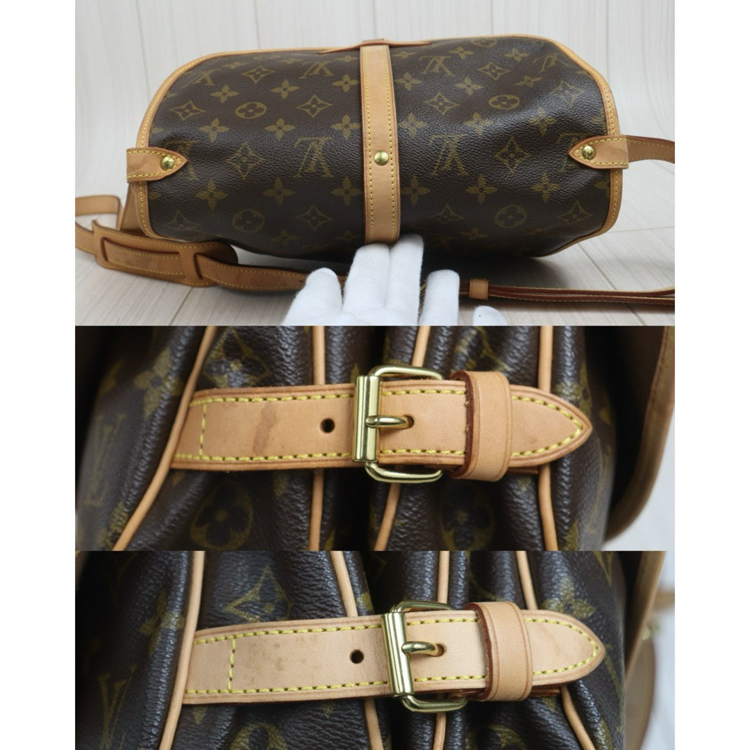 Include Entrupy Certificate of Authenticity｜Good ( Rank AB) ｜ Louis Vuitton Monogram Saumur 30 Shoulder Bag｜26090401