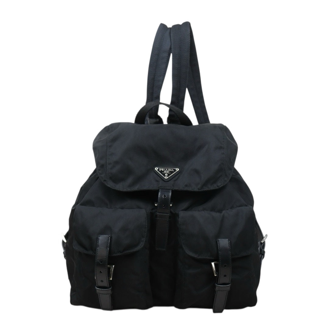 Good ( Rank AB)｜Prada Nylon Backpack Medium Black｜25062614