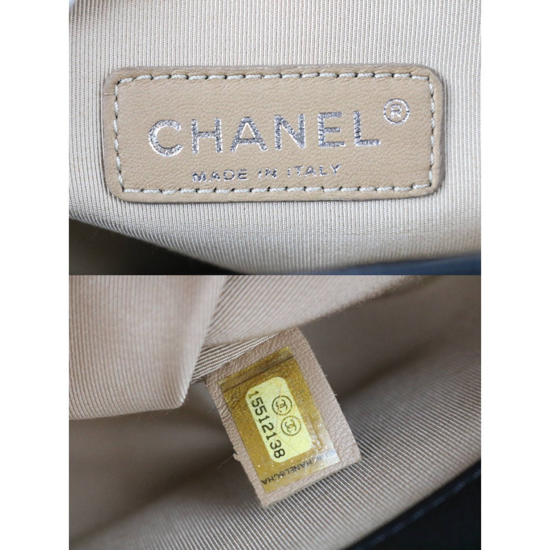 Include Entrupy Certificate of Authenticity｜Very Good ( Rank A)｜ CHANEL Caviar Skin  Matrasse Chain Tote Bag Black Made In 2011Year｜X26041605