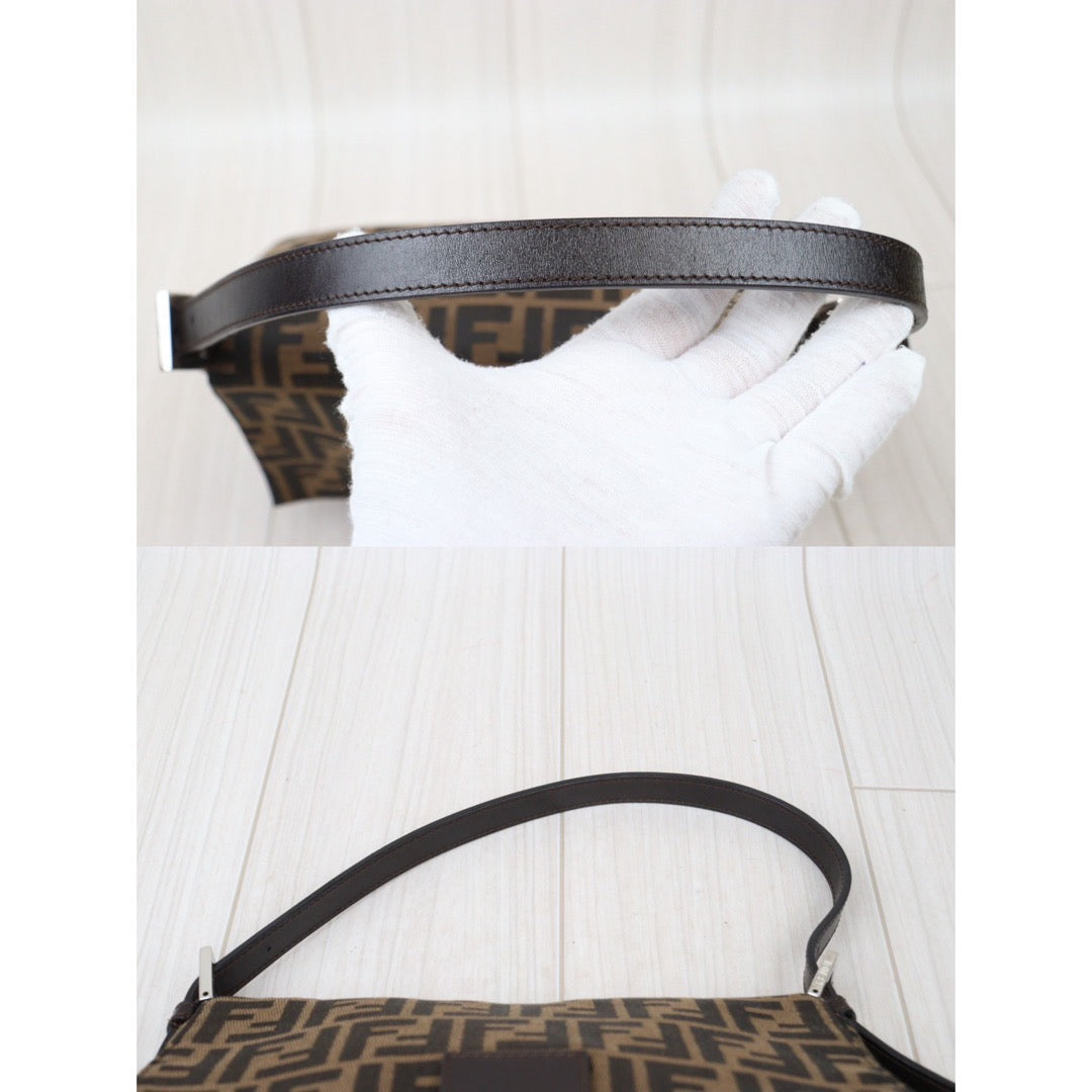 Rank A｜ FENDI Zucca Mamma Baguette Shoulder Bag ｜Q24051616