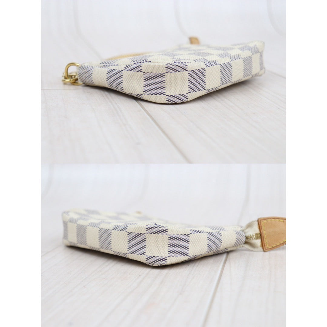 Rank AB ｜ LV Mini Pochette Accessoir White｜24011621