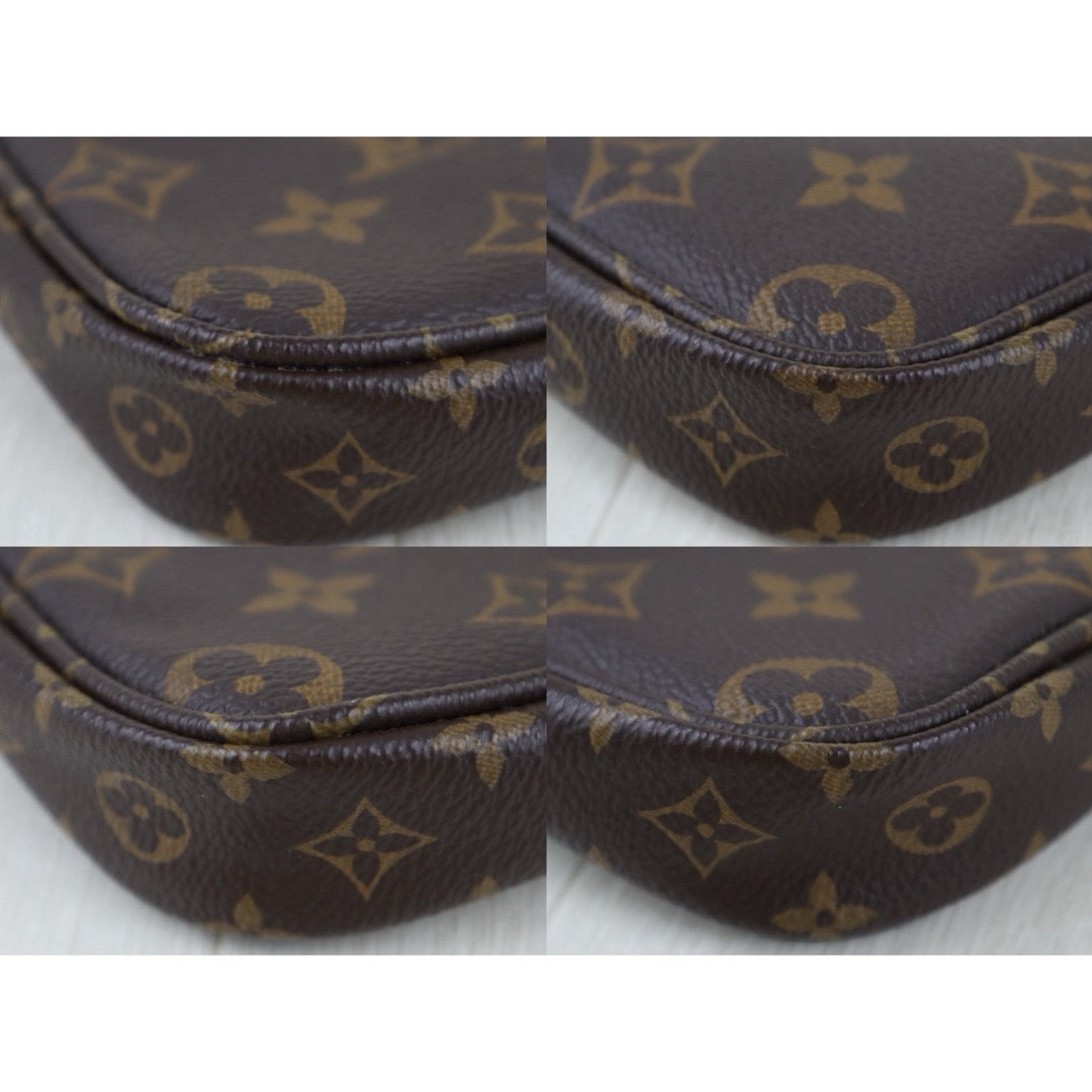 Include Entrupy Certificate of Authenticity｜Very Good ( Rank A)｜Louis Vuitton Monogram Multiti Pochette Accessoire  IC Chips Model ｜S26071804