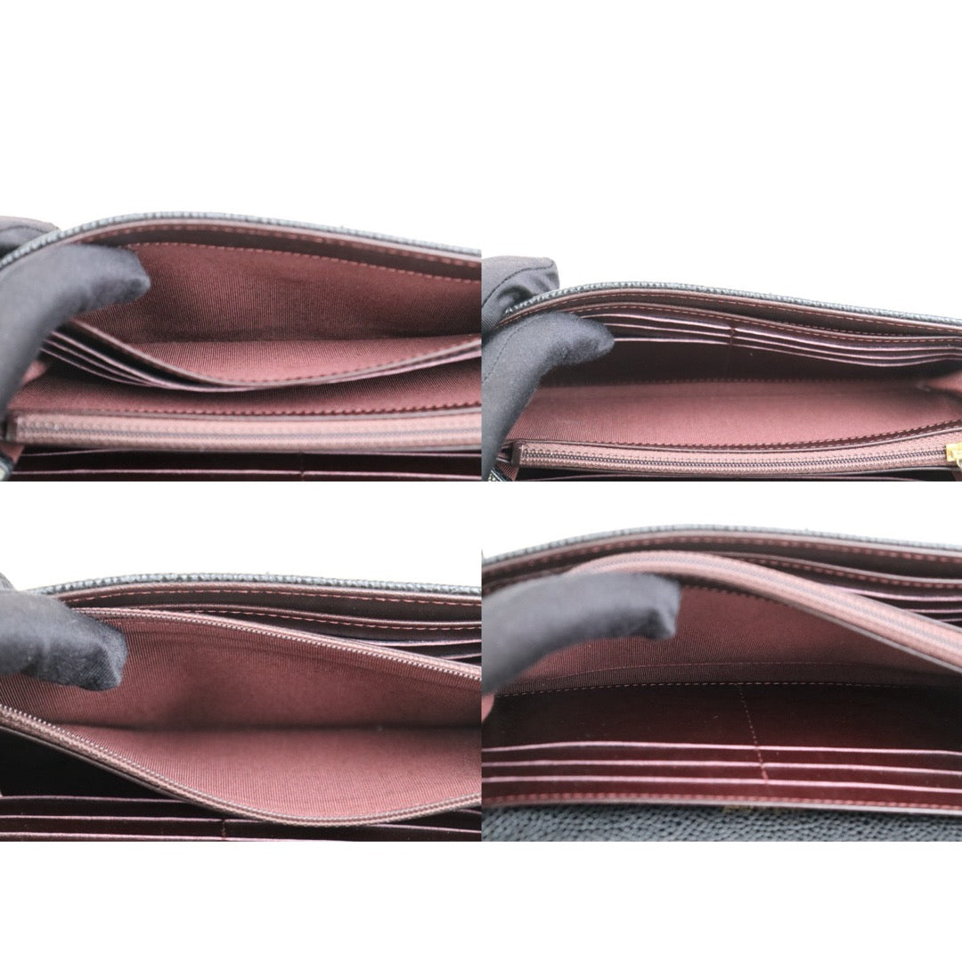 Very Good ( Rank A)｜CHANEL Caviar Skin Black Long Wallet Made In 2013- 2014Year｜S25092001