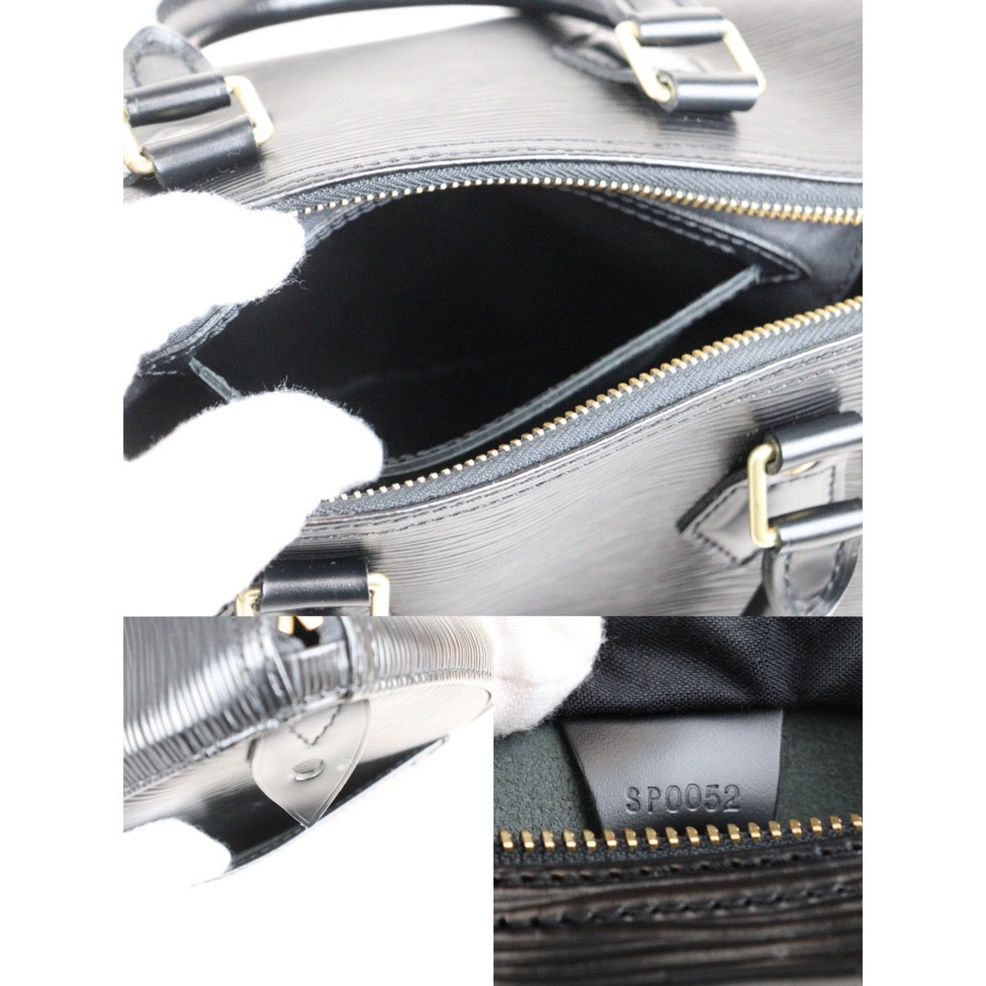 Rank AB ｜ LV Epi Speedy 25 Black Hand Bag｜V23113022