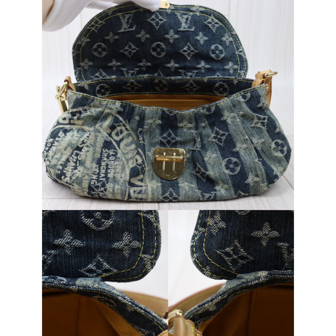 Rank AB ｜  LV Monogram Denim  Shoulder Bag  ｜S24052214