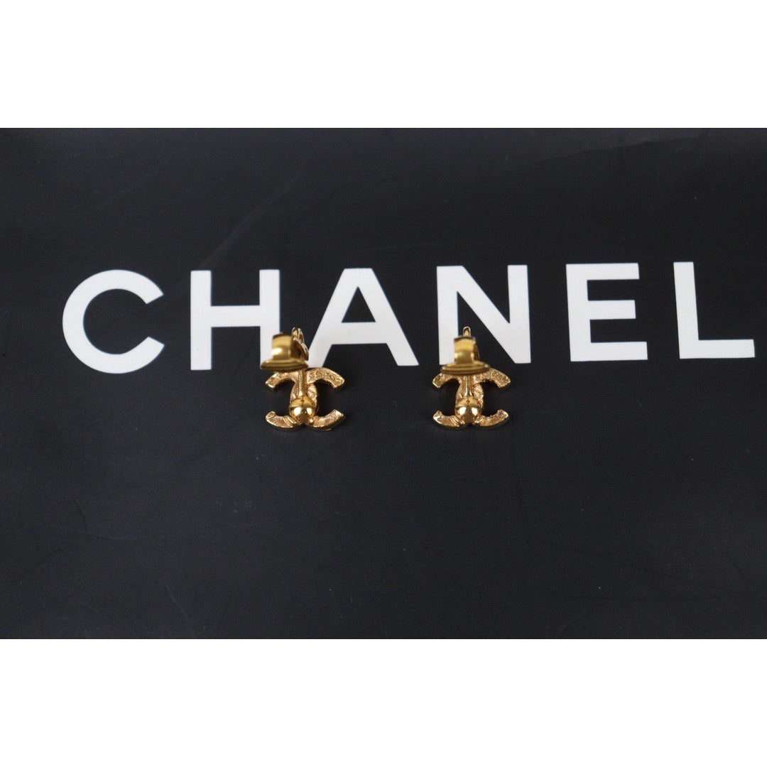 Rank A ｜CHANEL COCO Earrings 18k Gold Plated ｜24062019