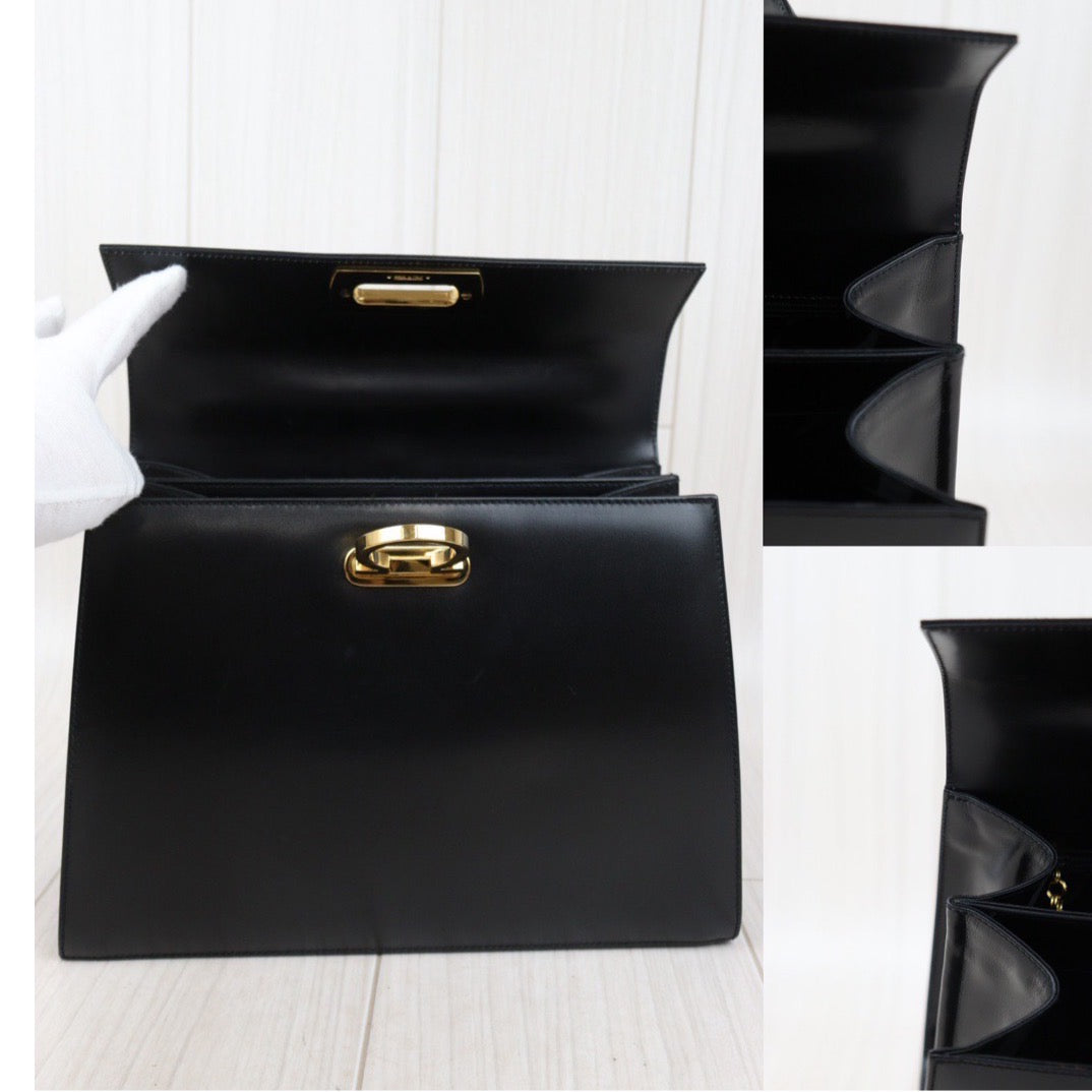 Rank A  ｜FerragamoGancini 2WAY Handbag  Shoulder Bag｜Q24032915