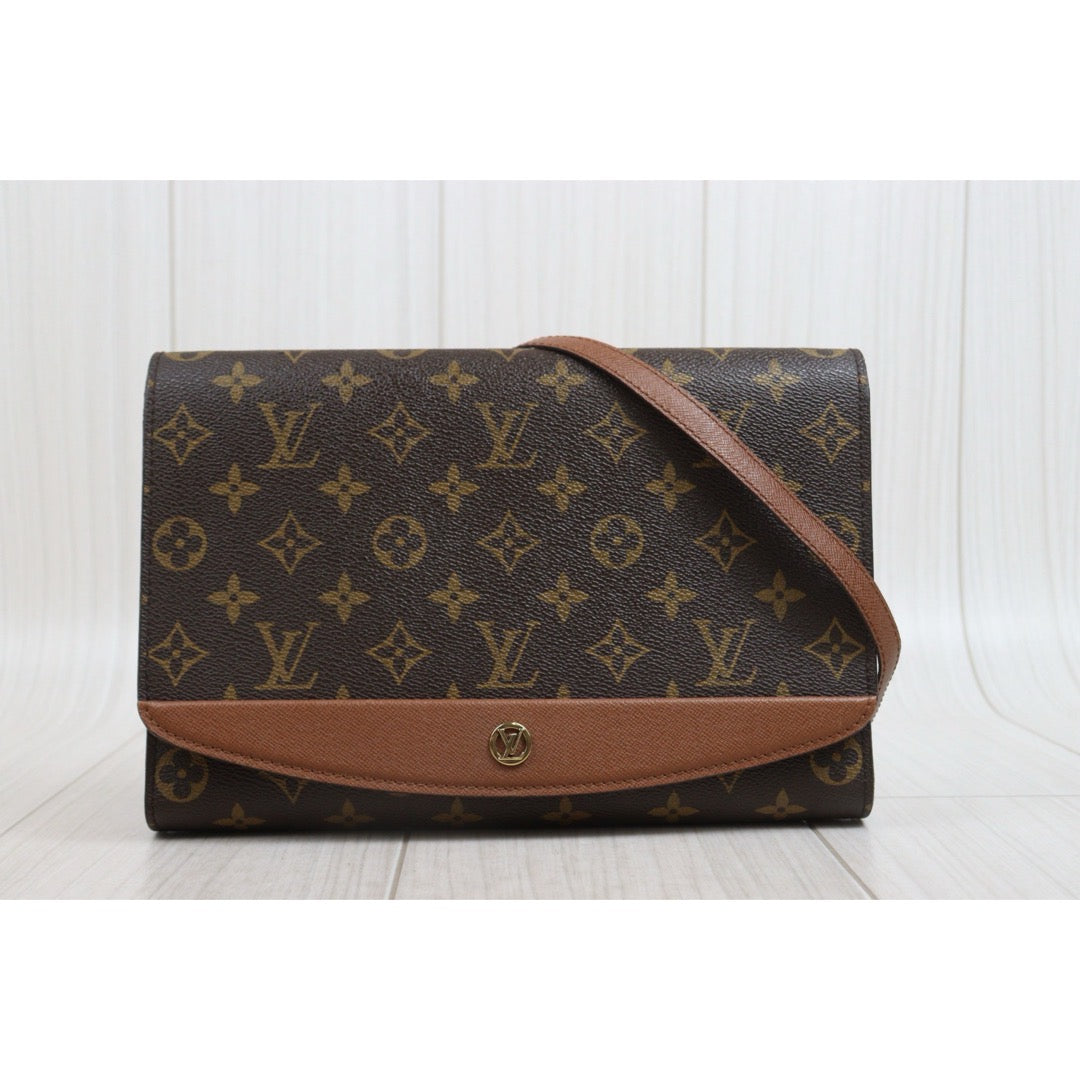 Include Entrupy Certificate of Authenticity｜Good ( Rank AB)｜ Louis Vuitton Monogram Bordeaux MM Shoulder Bag ｜26082110