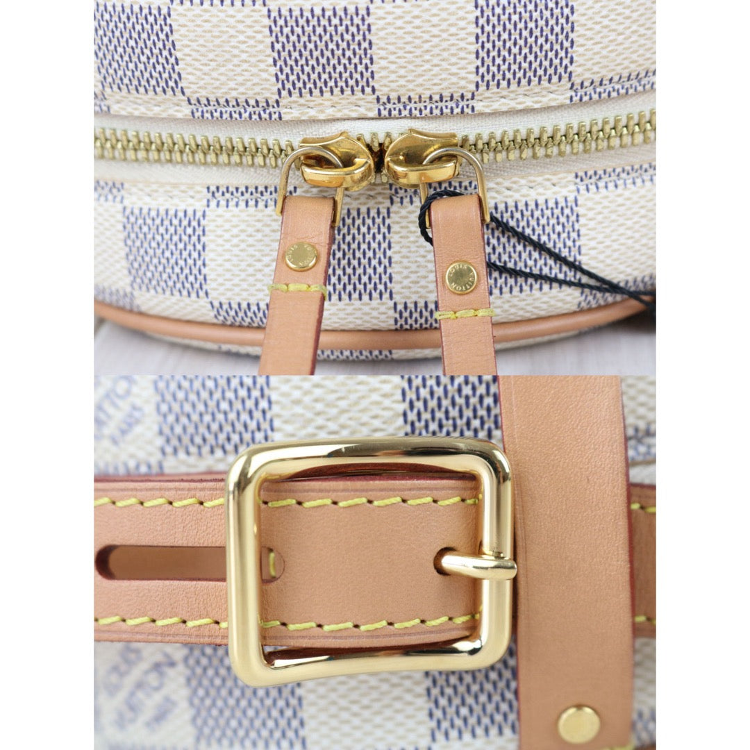 Include Entrupy Certificate of Authenticity｜Very Good ( Rank A)｜  Louis Vuitton Azul Boit Chapeau Supr PM Shoulder Bag｜X26051717