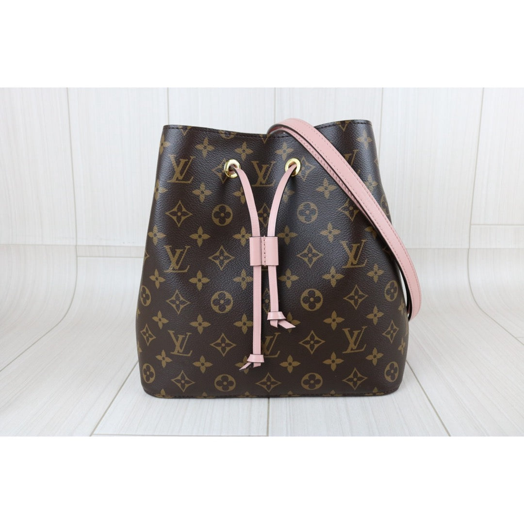 Include Entrupy Certificate of Authenticity｜Very Good ( Rank A)｜ Louis Vuitton Monogram Neo Noe Shoulder Bag Pink IC Chips Model｜S26041202